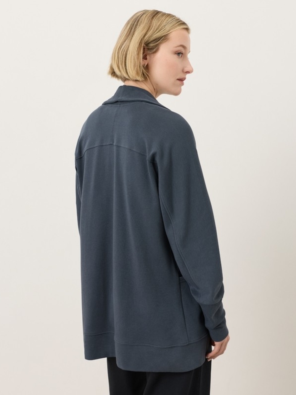 PACT Organic Airplane Wrap Cardigan Size M - Picture 8 of 15